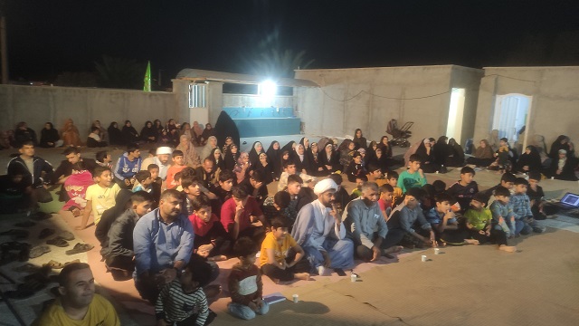 جشن «روزه اولي هاي» روستاي چهواز در مسجد صاحب الزمان(عج)