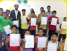 اهداي گواهينامه قرآني به ۳۵ قرآنآموز مسجدي در روستاي قلعه کميز